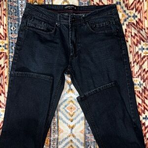 Free Planet Men's Slim Straight Jeans - Dark Denim